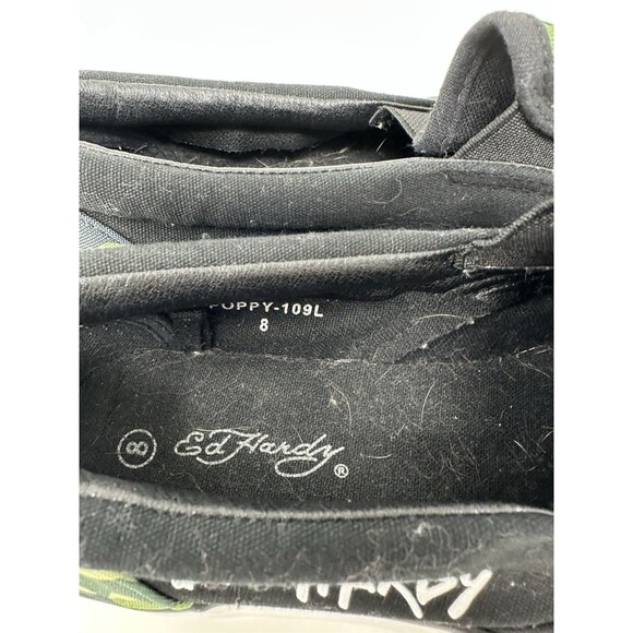 Ed Hardy LOWRISE Kids Canvas Top Fashion‎ Sneakers Shoes - Picture 4 of 6